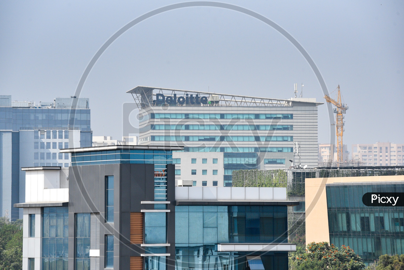 Deloitte Building in Raheja Mindspace IT Park