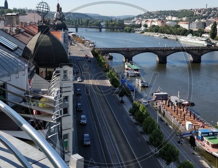 View Of Charles bridge in Prague