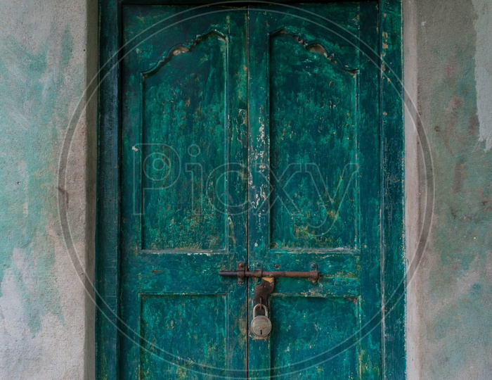 Vintage old door