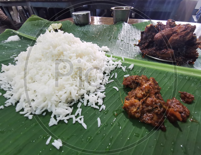 Andhra Meals With Non-Veg Dishes