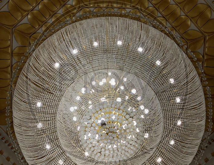wall Chandelier on the ceiling