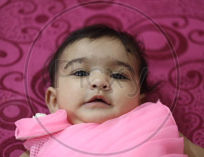 Closeup Shot of Little Baby Girl