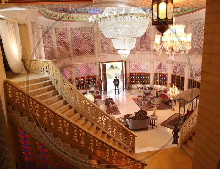 Staircase Inside A Palace