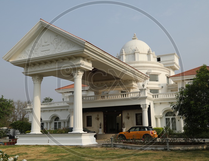 A Luxurious House or Villa with Cars in Hyderabad
