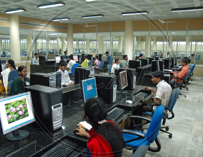 Software or IT Employees in office, Hyderabad