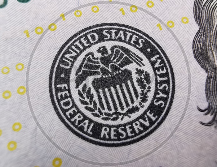 US 100 Dollar Currency Notes Or Dollar Bills Closeup Shot