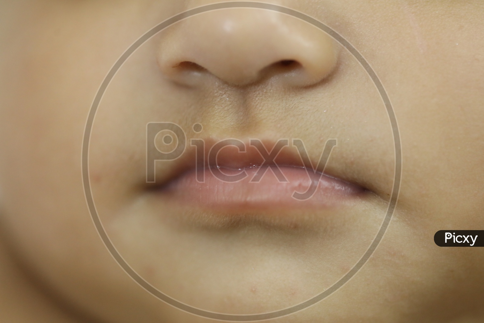 Closeup Shot of Little Baby Lips