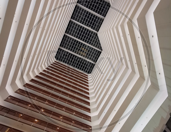 Architectural View Of A Roof in The Westin Building