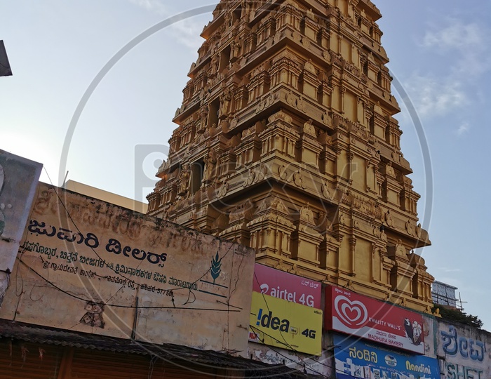 Temple Shrine of Hari Hareeshwara Temple in Harihar , Karnataka