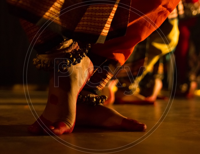 Dance Form Indian Classical Feet With Ghungru