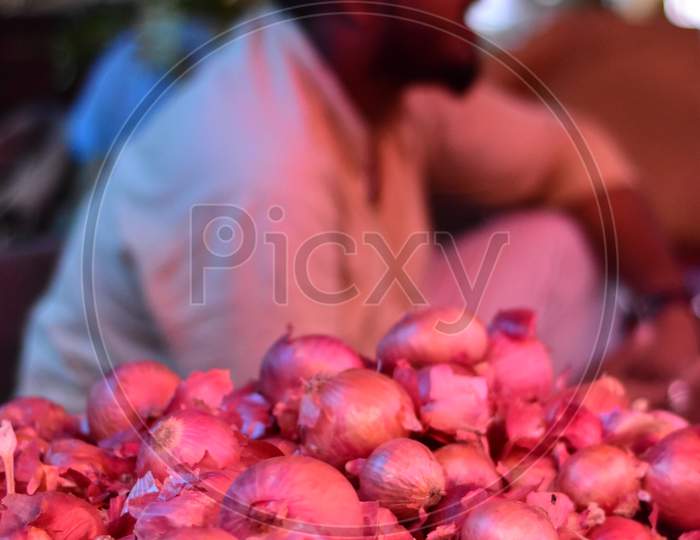 onion in market