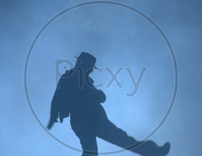 Silhouette Of a Dancer With Postures
