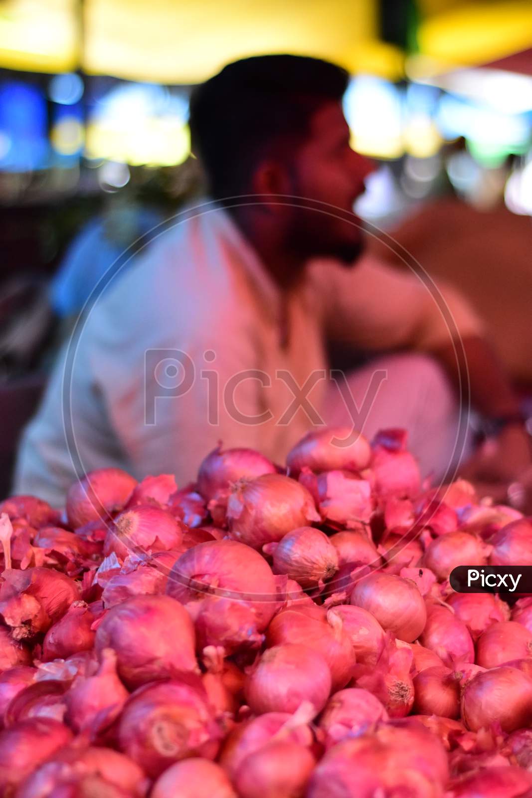 onion in market