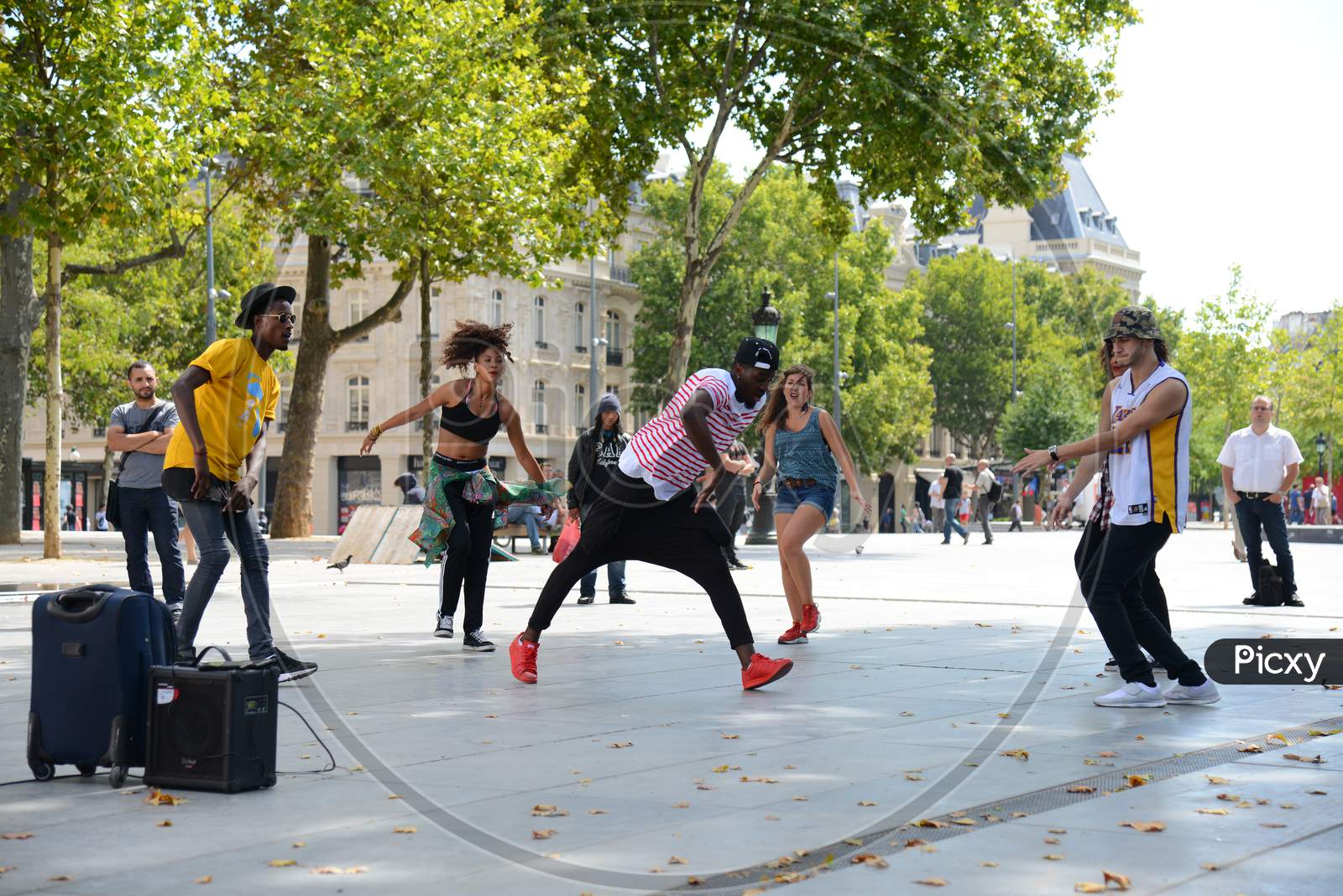 Hip Hop Dancers Performing on Streets