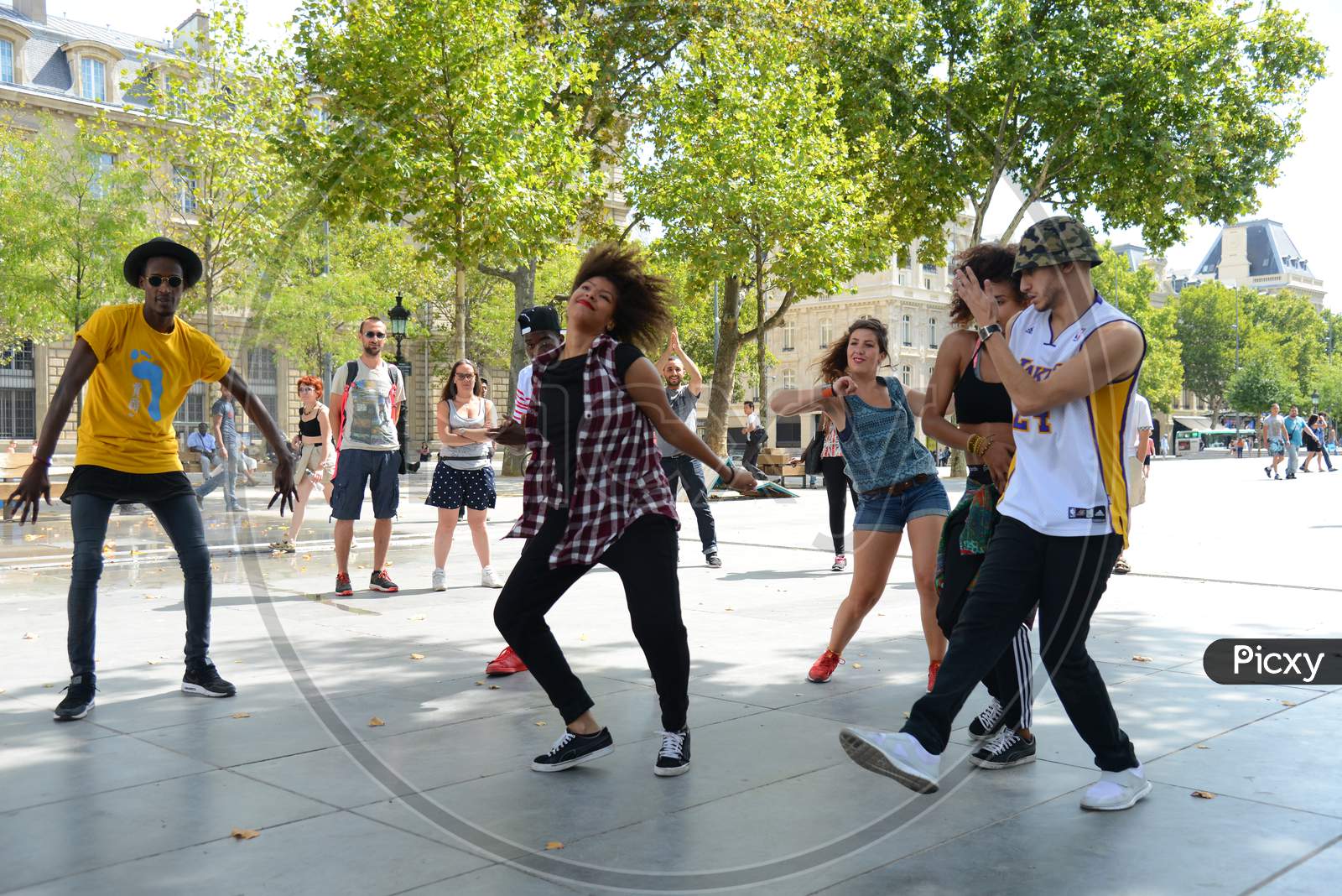 Hip Hop Dancers Performing on Streets
