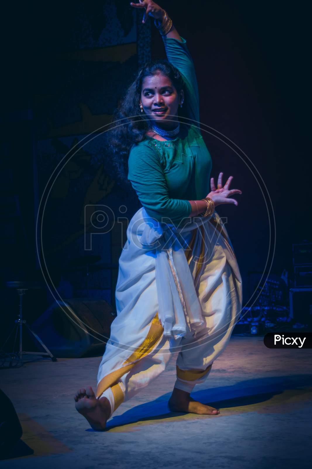Classical Dancer Practicing Steps