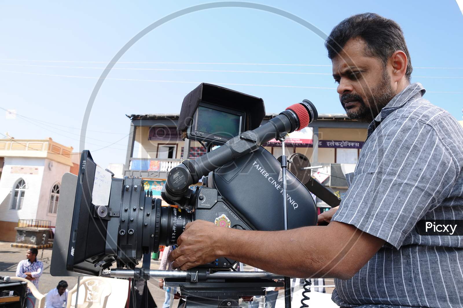 Indian Cinematographer Thiru In Movie Working Stills