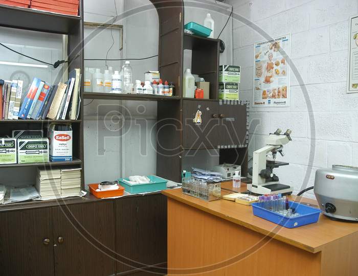 Medical Lab With Equipment