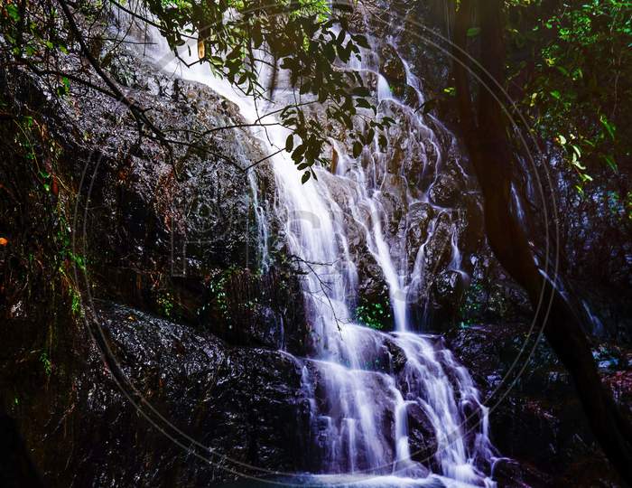 Seasonal waterfalls