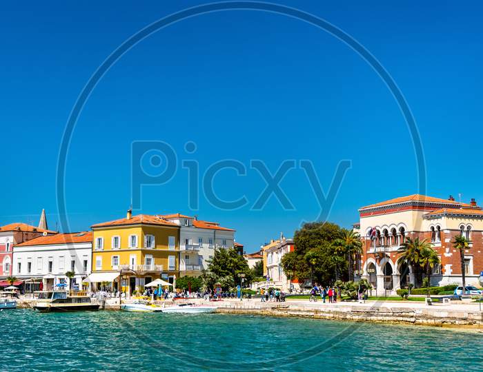 Houses In The Old Town Of Porec, Croatia