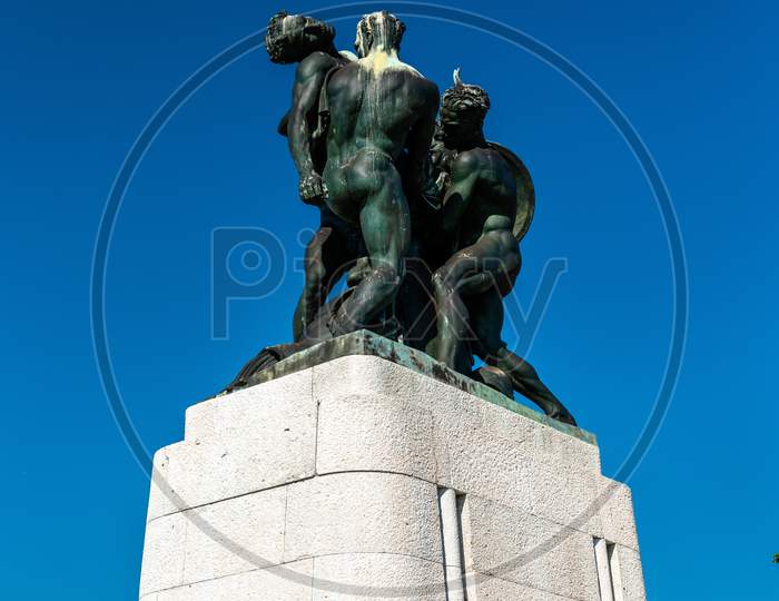 War Memorial In Trieste, Italy