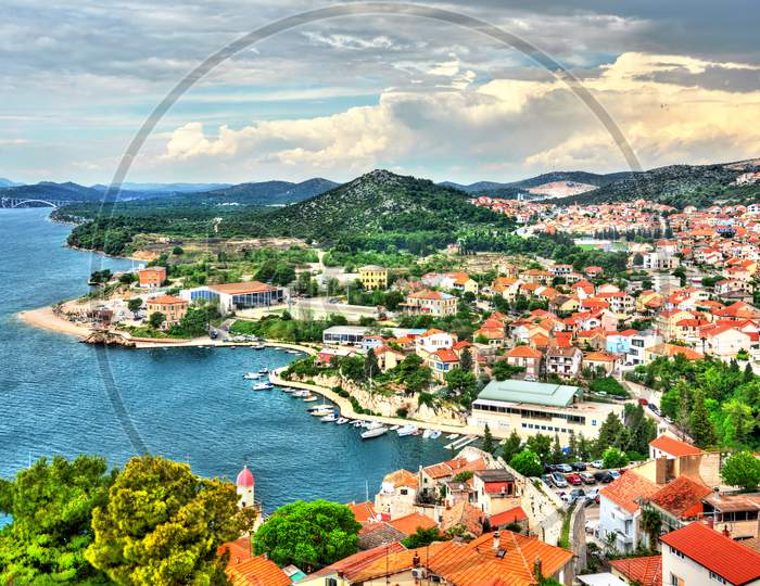 Cityscape Of Sibenik In Croatia