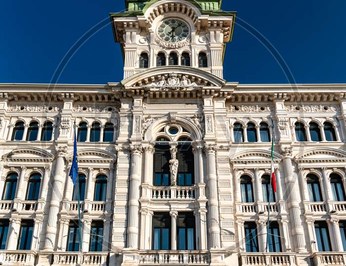 Municipal Palace Of Trieste In Italy