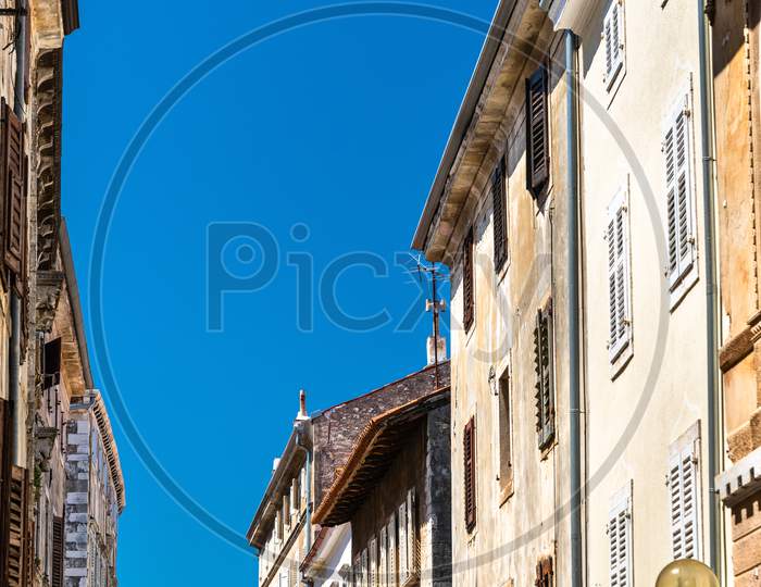 Houses In The Old Town Of Porec, Croatia