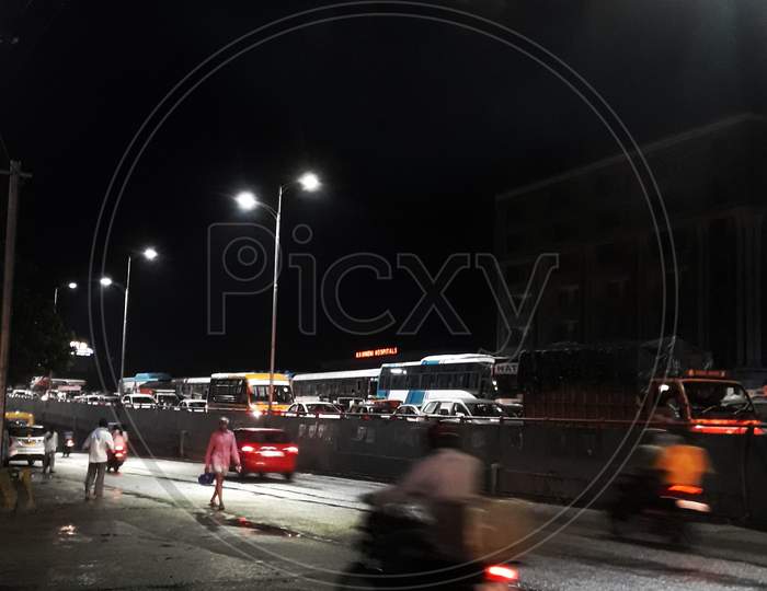 Hyderabad traffic.