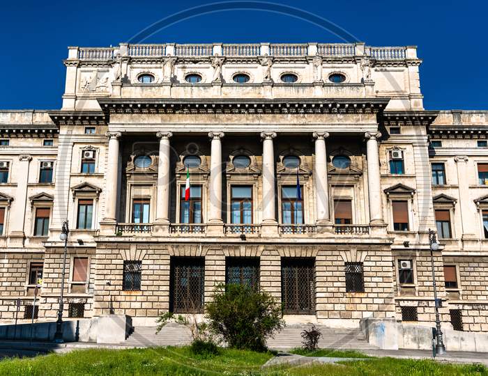 Historic Buildings In The City Centre Of Trieste, Italy