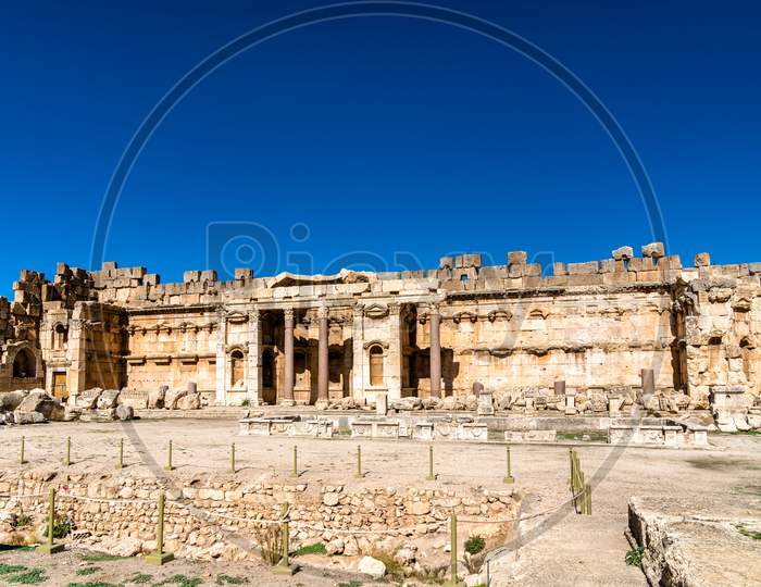Great Court Of The Jupiter Temple At Baalbek, Lebanon