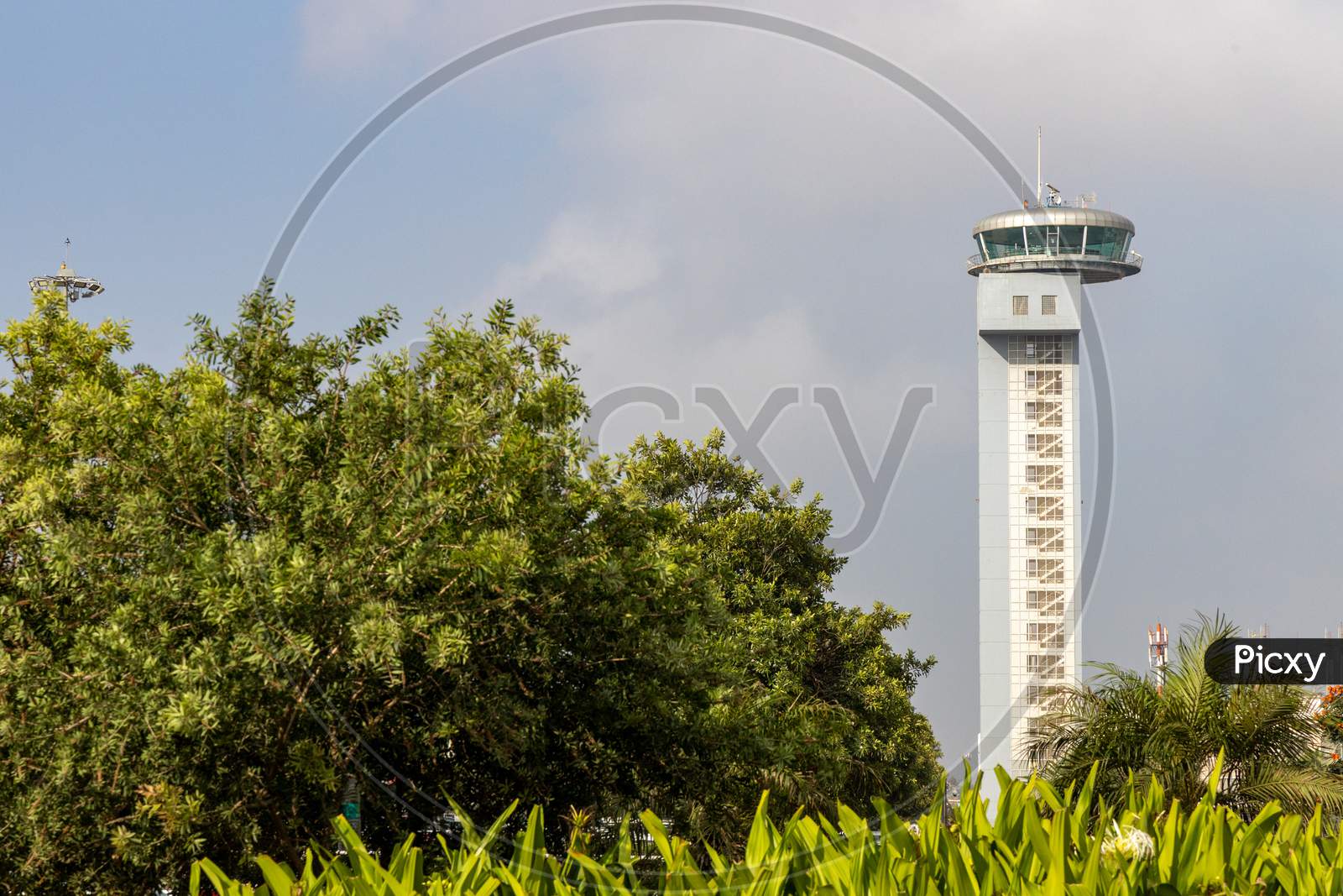 ATC Tower Or Air traffic Control Tower At Kempegowda International Airport In Bengaluru
