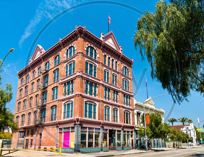 Historic Vickrey-Brunswig Building In Los Angeles Plaza Historic District, California