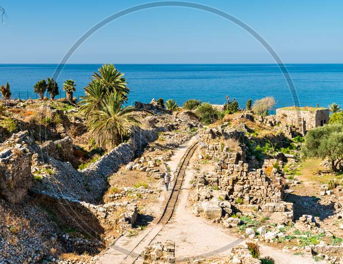 Ruins Of Byblos In Lebanon, A Unesco World Heritage Site
