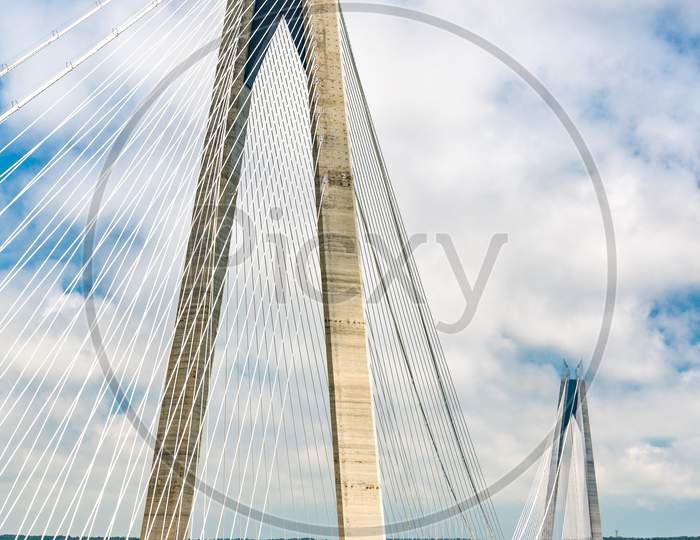 Yavuz Sultan Selim Bridge Over The Bosphorus Strait In Turkey