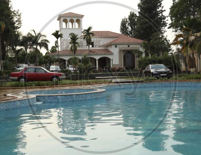 Swimming Pool in a House Compound