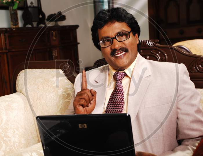 Tollywood Actor And Comedian Sunil In Movie Working Stills