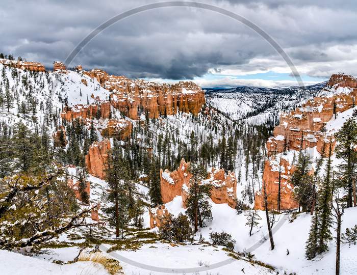 Bryce Canyon In Winter, USA