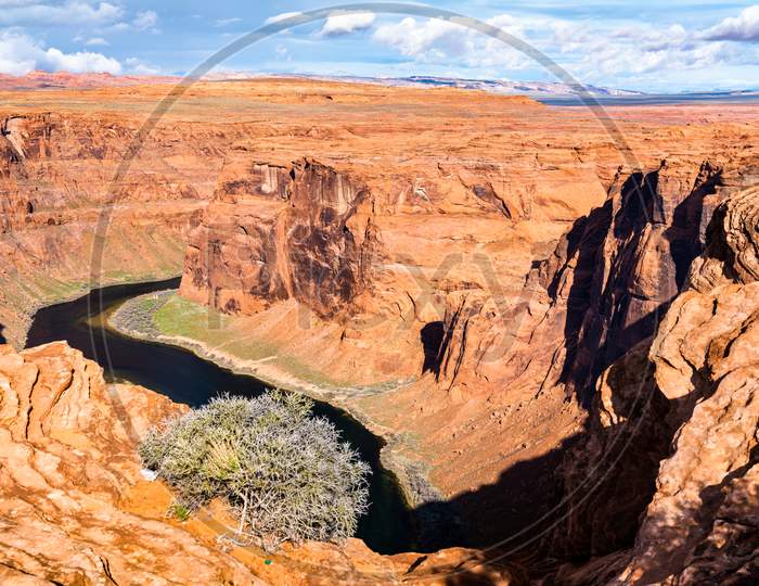 Horseshoe Bend Of The Colorado River In Arizona, The Usa