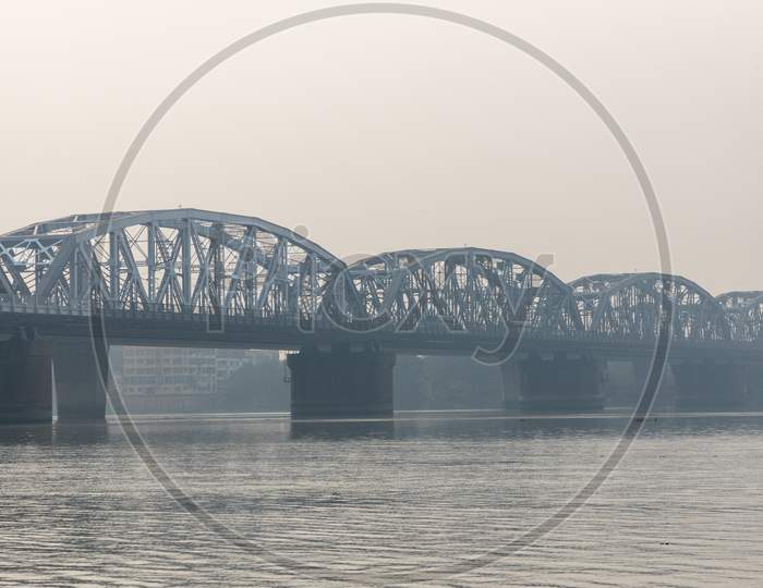 Dakshineswar Bally bridge In Kolkata