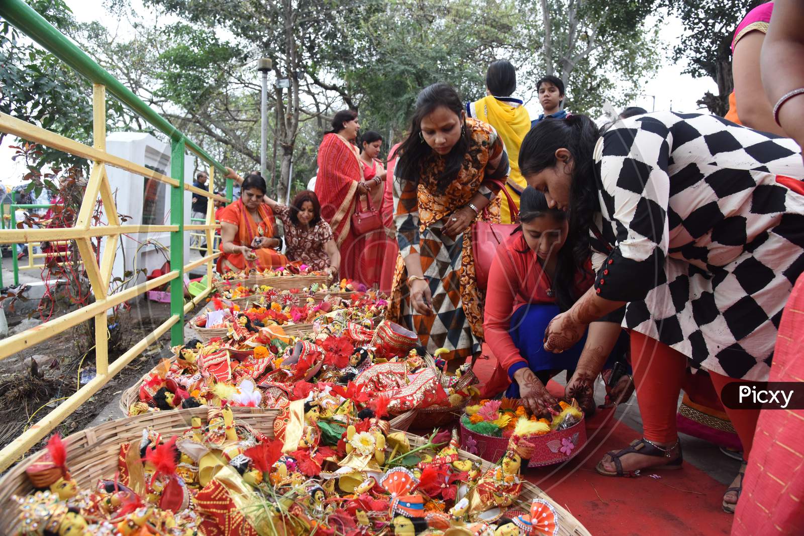Gungar Festival Celebrations in Guwahati City, Assam On March 30 2017