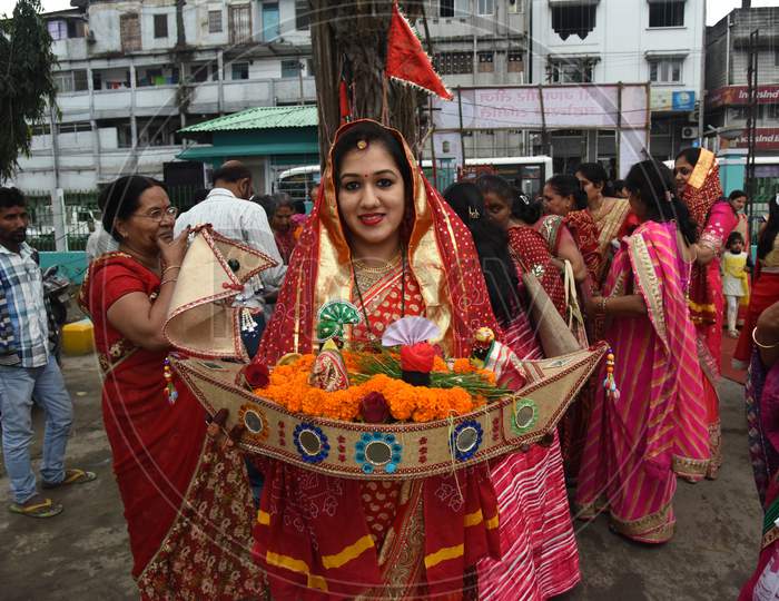 Gungar Festival Celebrations in Guwahati City, Assam On March 30 2017