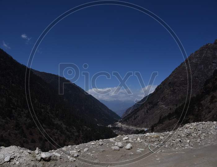 Ghat Roads into Mountains In Arunachal Pradesh