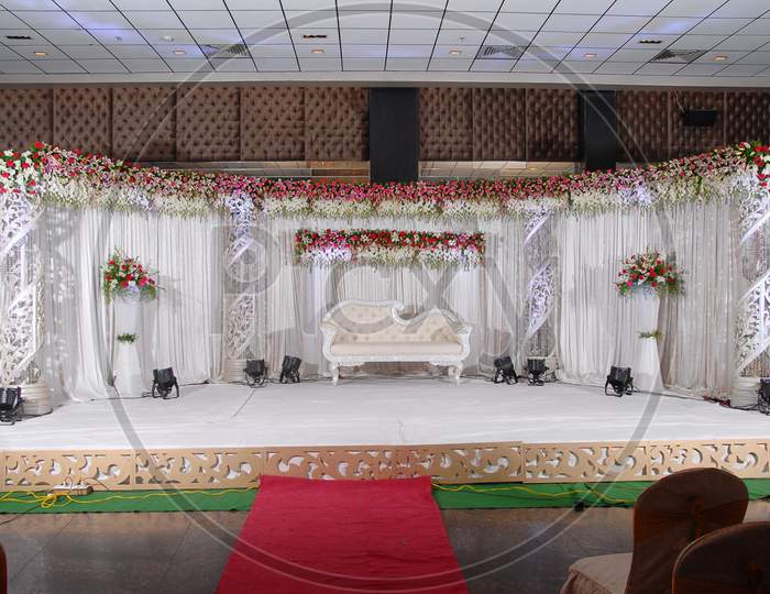 A Decorated Stage during an event