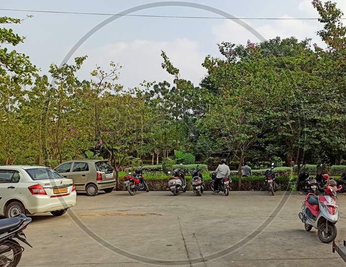 GHMC Office Parking Area Kukatpally