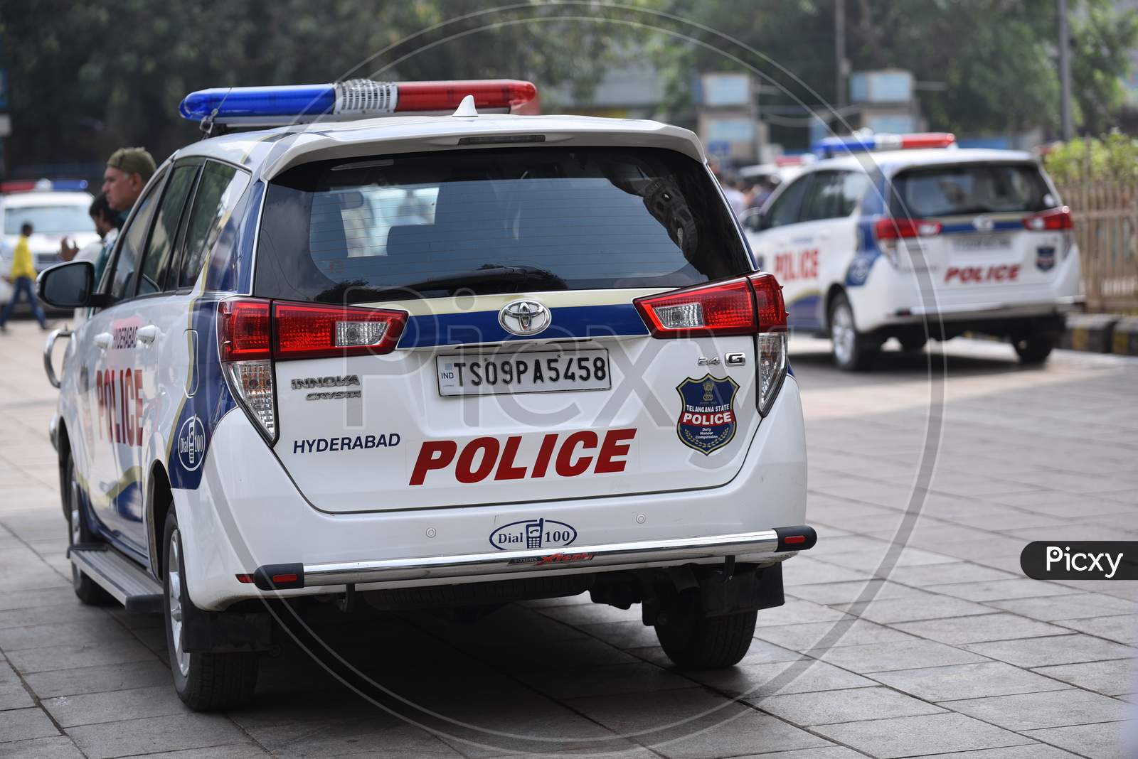 A Hyderabad Police patrolling Vehicle