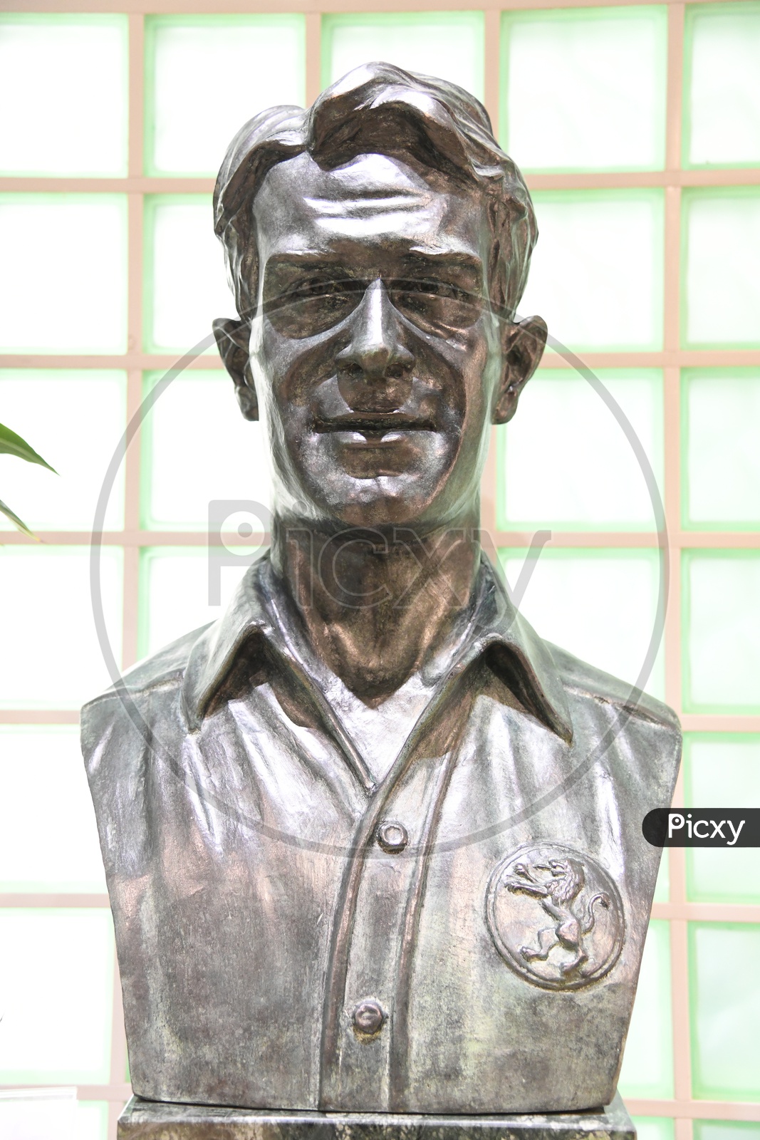 Statue of a Sportsman in an Stadium