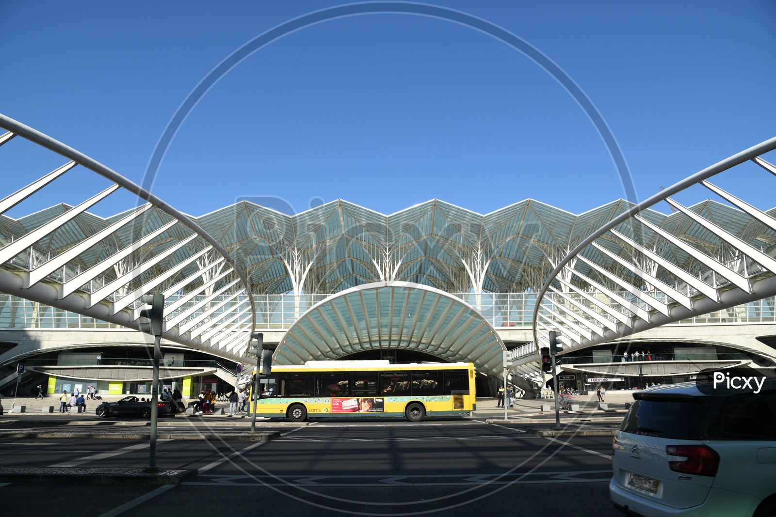 Gare do Oriente or the Lisbon Oriente Station  is the main Portuguese intermodal transport hubs in Lisbon