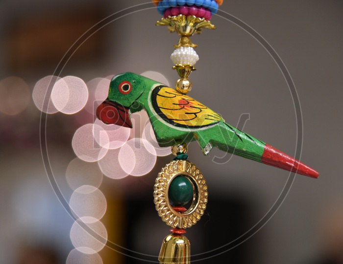 Indian Home Ceiling Hanging Decors With Parrot Design