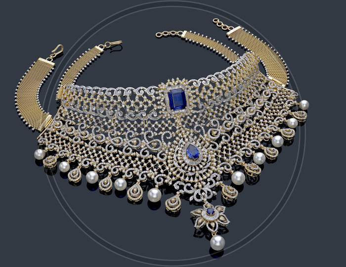 Designer gemstone Necklace set